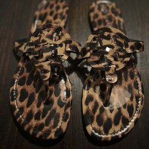Tory Burch, leopard Miller sandals